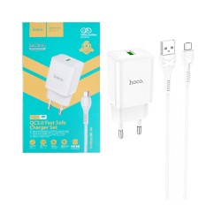 Hoco Charger N26 Micro with QuickCharge 3.0 White